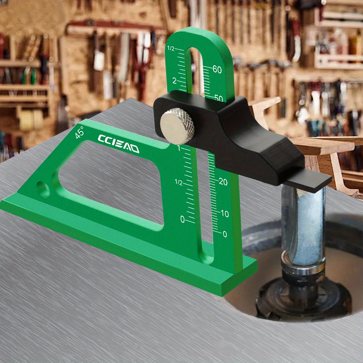 Woodworking Equipment - Aluminum Alloy Height Gauge 0-60mm Depth