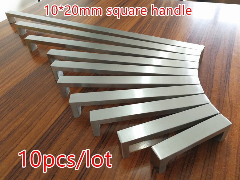 Woodworking Quotes - 10pcs/lot 10*20mm Square Bar door handle