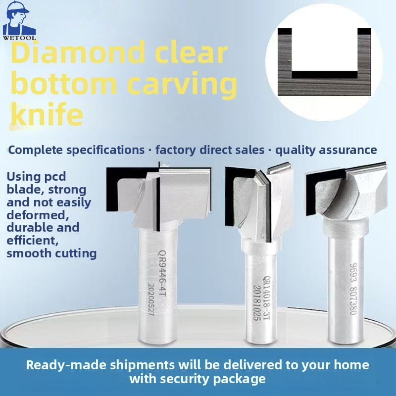 Woodworking Veneer Cutter - Livter PCD Bottom Cleaning Wood Diamond