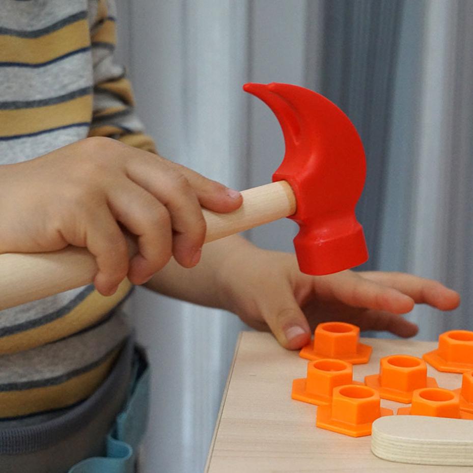 Woodworking Simulator - 1 Pcs Mini Wooden Hammer Children's