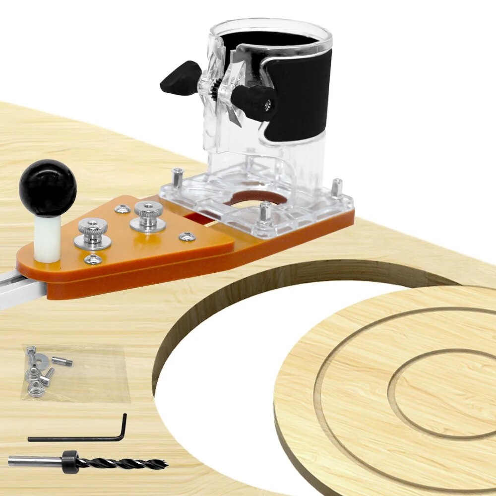 Woodworking Jointer - Circle Cutting Jig for Makita Electric