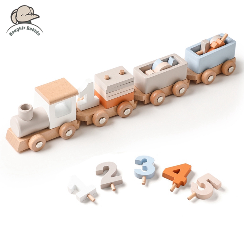 Woodworking Hobbies - Wooden Train Birthday Toy Simulated Train