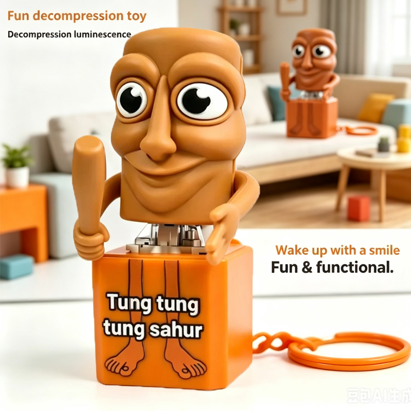 Woodworking For Kids - New Tung Tung Tung Sahur Keychain