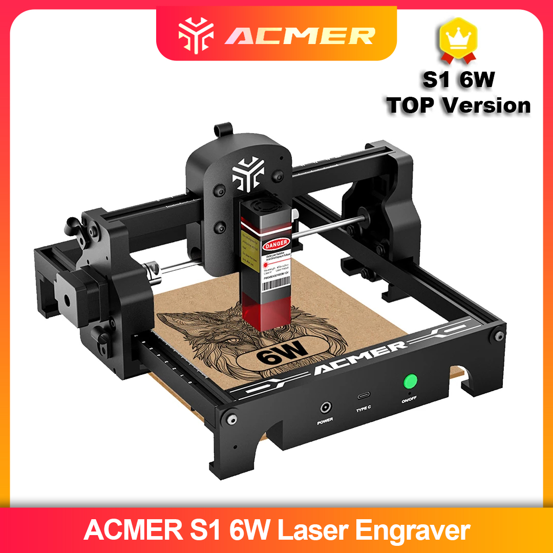 Woodworking Laser - ACMER S1 2.5/3.5/6W Laser Engraver Machine