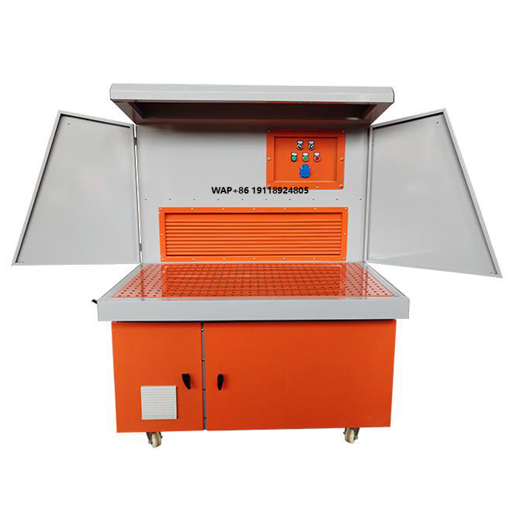 Woodworking Bench - Industrial Grinding Dust Collector Bench with