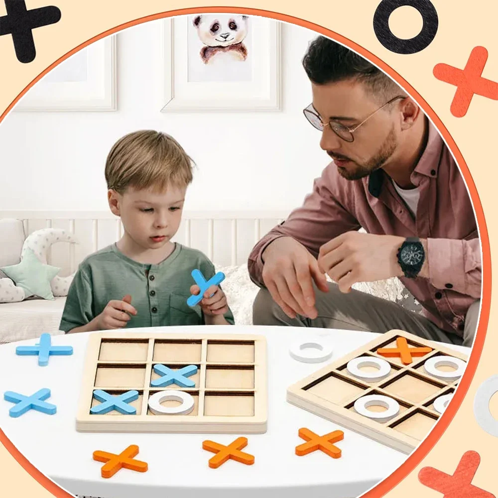 Wooden XO Tic Tac Toe Game Min - Woodworking For Kids ulasan dan harga
