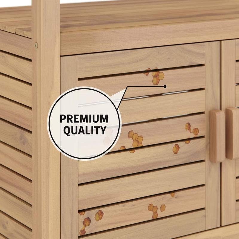 Outdoor Potting Bench Acacia W - Woodworking Bench ulasan dan harga
