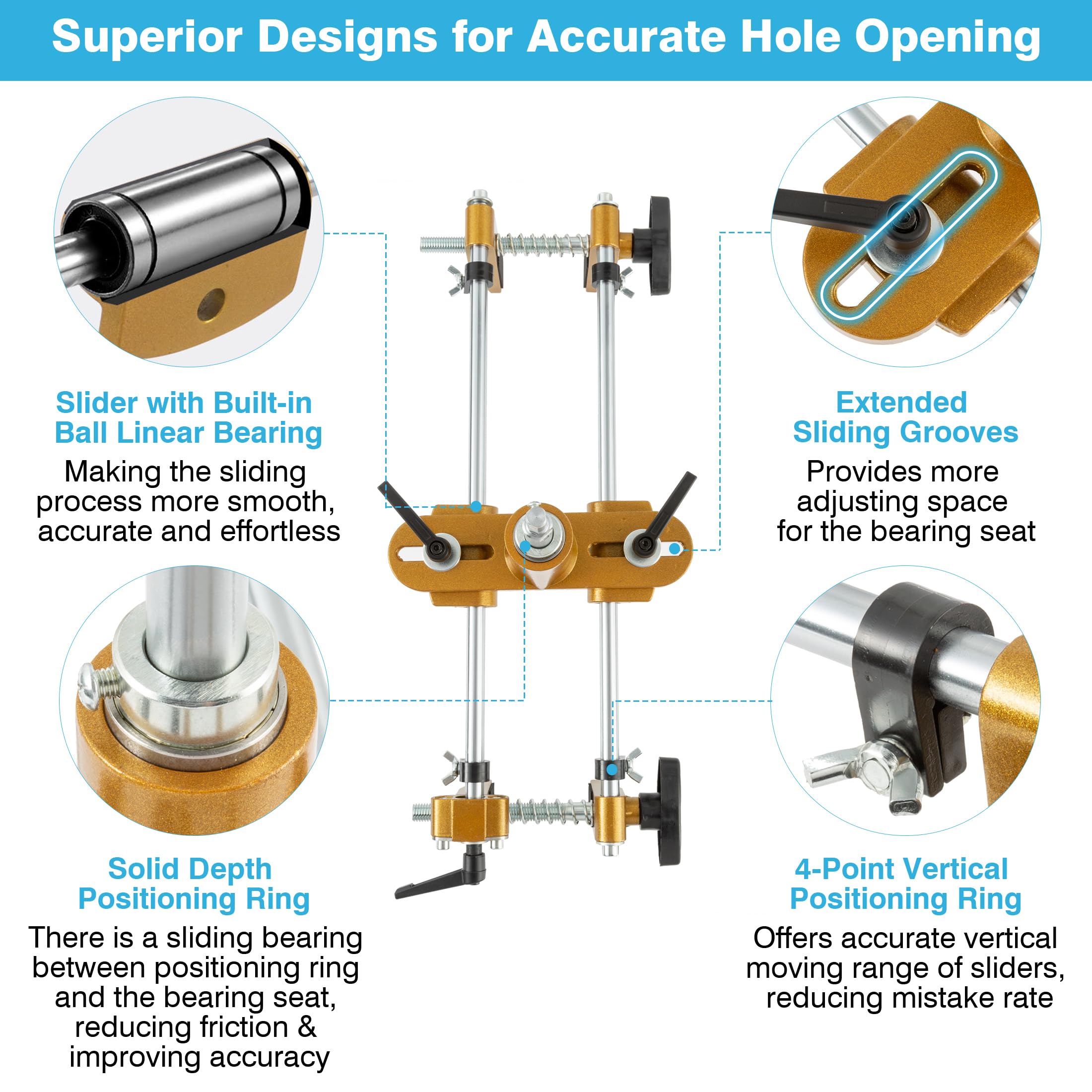 Door Lock Hole Opener Kit for  - Woodworking Veneer Cutter ulasan dan harga