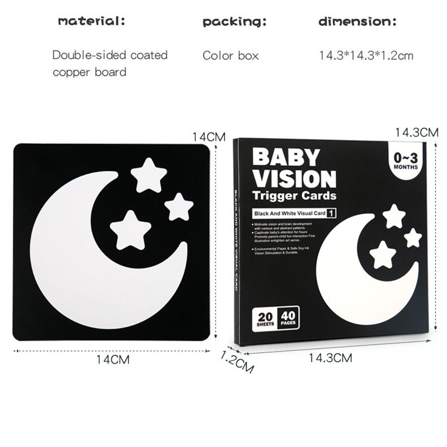Baby Visual Stimulation Cards  - Woodworking For Kids ulasan dan harga