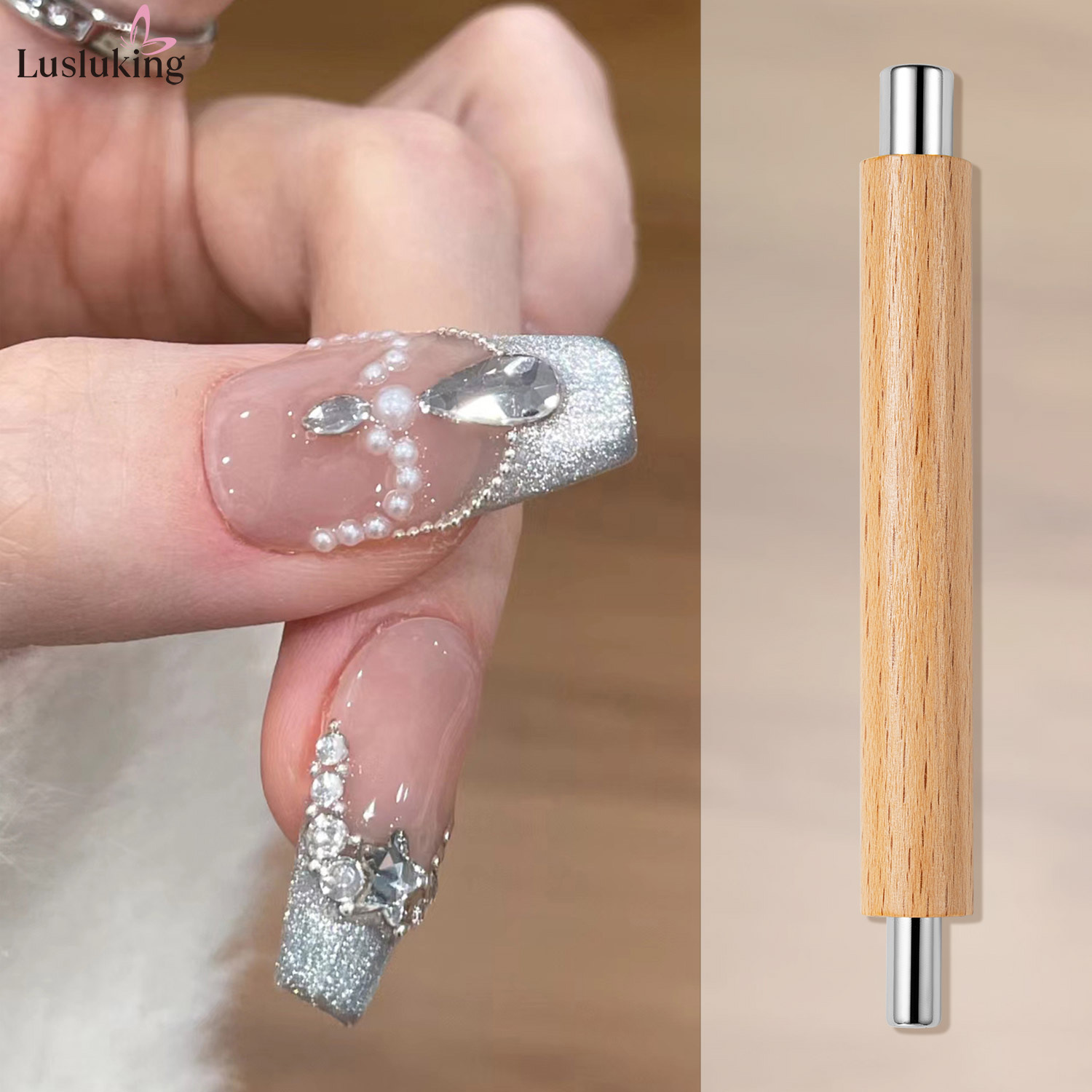 1pc Nail Art Nail Magnetic Sti - Woodworking Nails ulasan dan harga