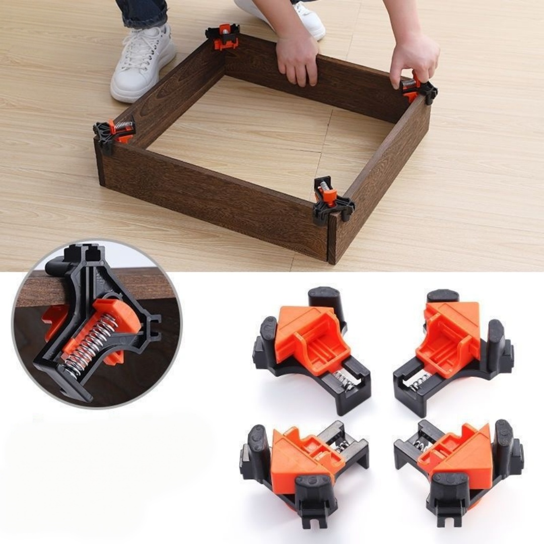 4pcs 90° Right Angle Clamp Fix - Woodworking Right Angle Clamp ulasan dan harga