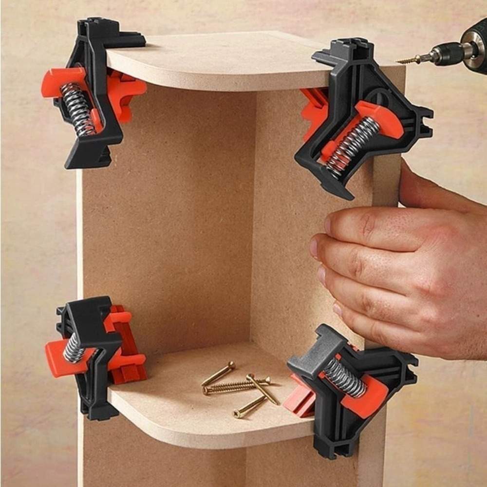 4pcs 90° Right Angle Clamp Fix - Woodworking Right Angle Clamp ulasan dan harga
