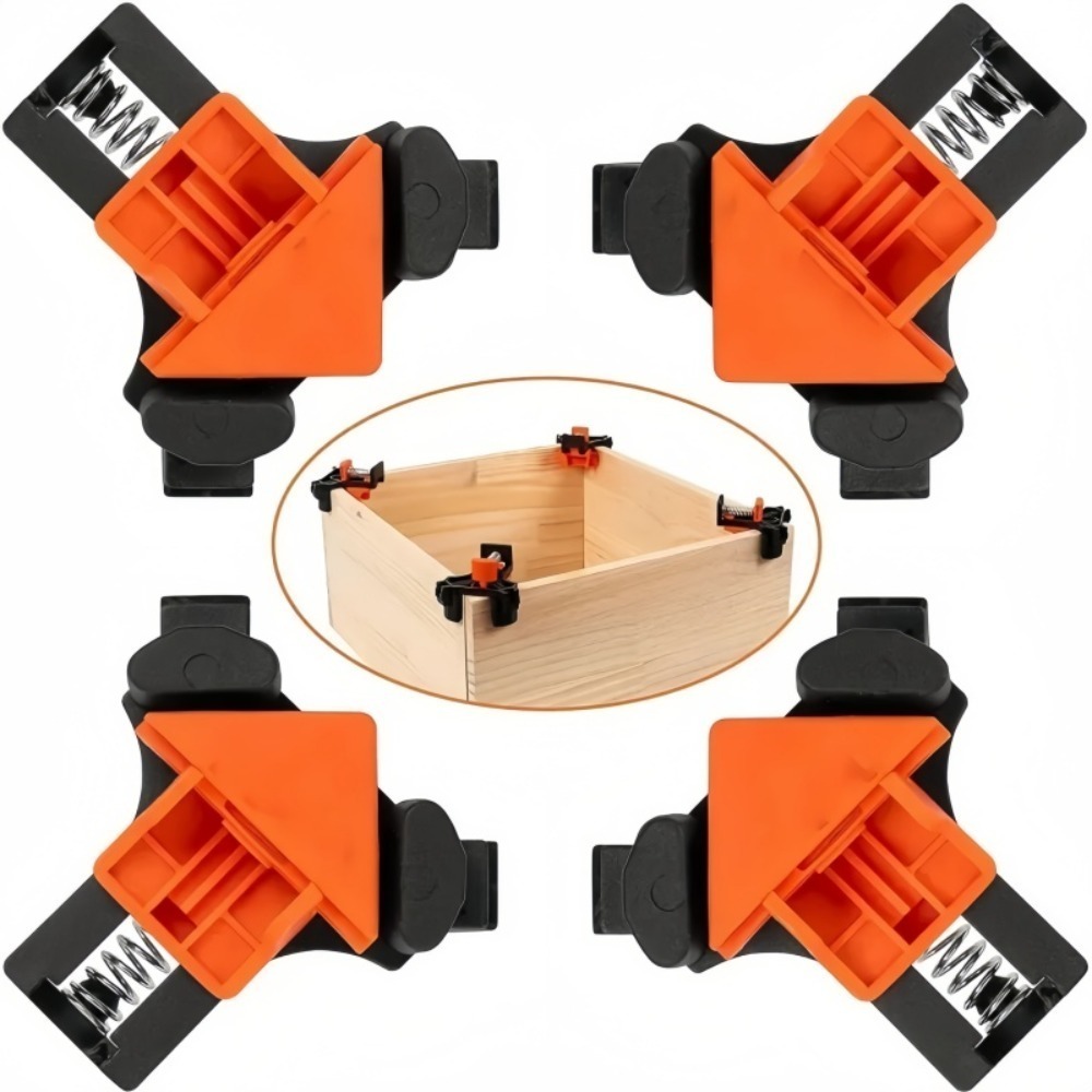 4pcs 90° Right Angle Clamp Fix - Woodworking Right Angle Clamp ulasan dan harga