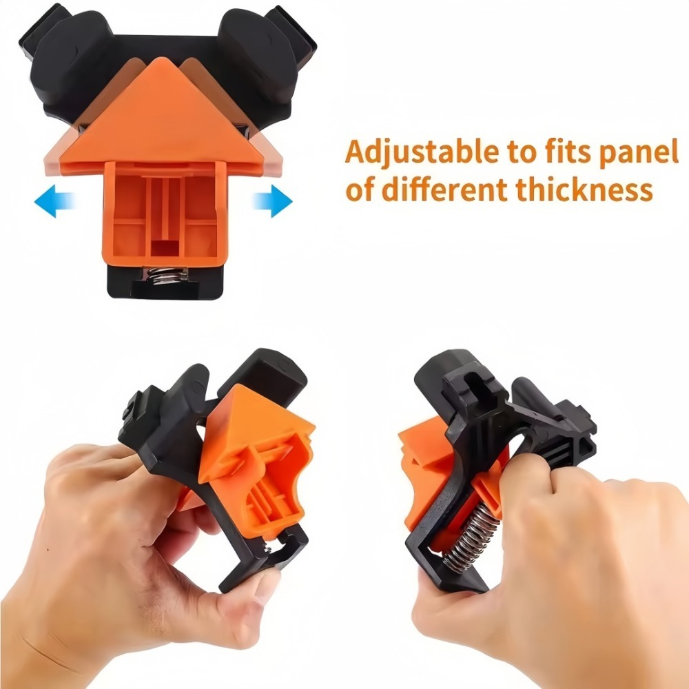 4pcs 90° Right Angle Clamp Fix - Woodworking Right Angle Clamp ulasan dan harga