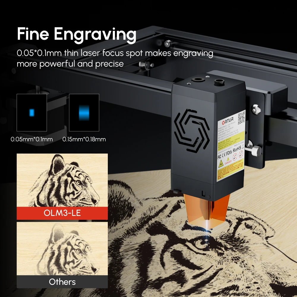 ORTUR OLM3 LE 10w Laser Engrav - Woodworking Laser ulasan dan harga