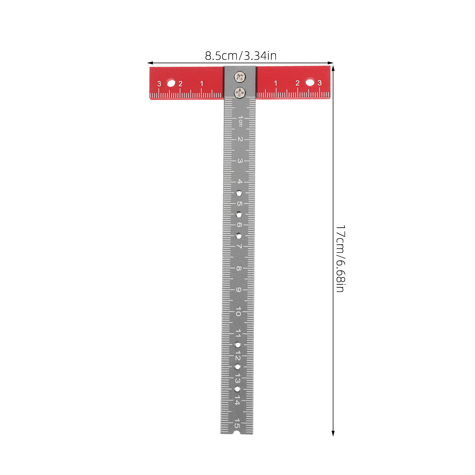 T Ruler Aluminum Alloy Precise - Woodworking Equipment ulasan dan harga