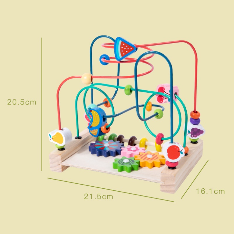 Montessori Toys Wooden Roller  - Woodworking For Kids ulasan dan harga