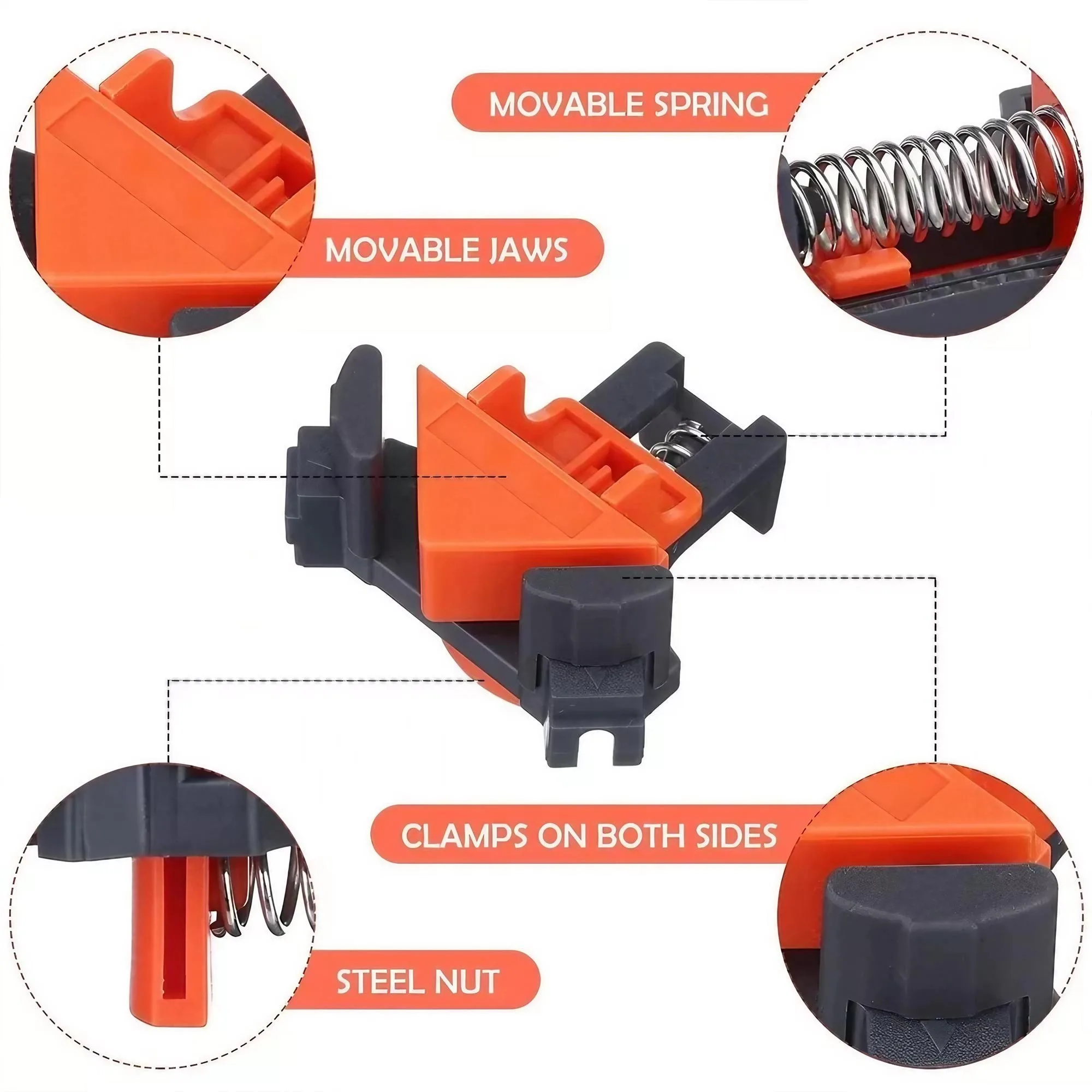 Premium Woodworking Carpentry  - Woodworking Right Angle Clamp ulasan dan harga