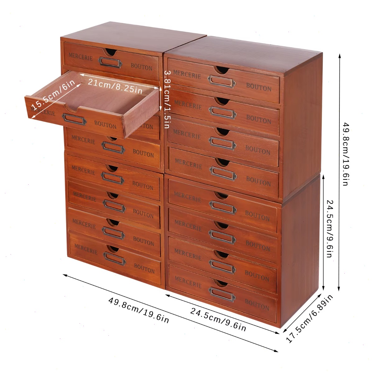 4 Pack Drawer Organizer, 16 Dr - Woodworking Magazine ulasan dan harga