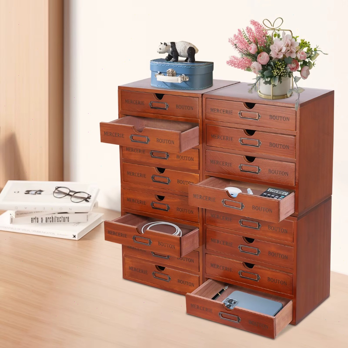 4 Pack Drawer Organizer, 16 Dr - Woodworking Magazine ulasan dan harga