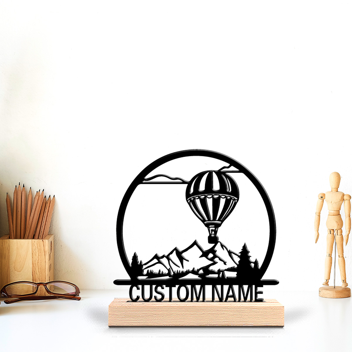 1pc Hot air balloon Customized - Woodworking Hobbies ulasan dan harga