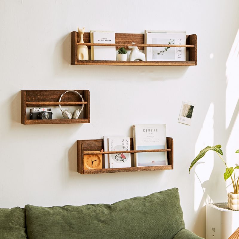 Solid Wood Wall Mounted Magazi - Woodworking Magazine ulasan dan harga