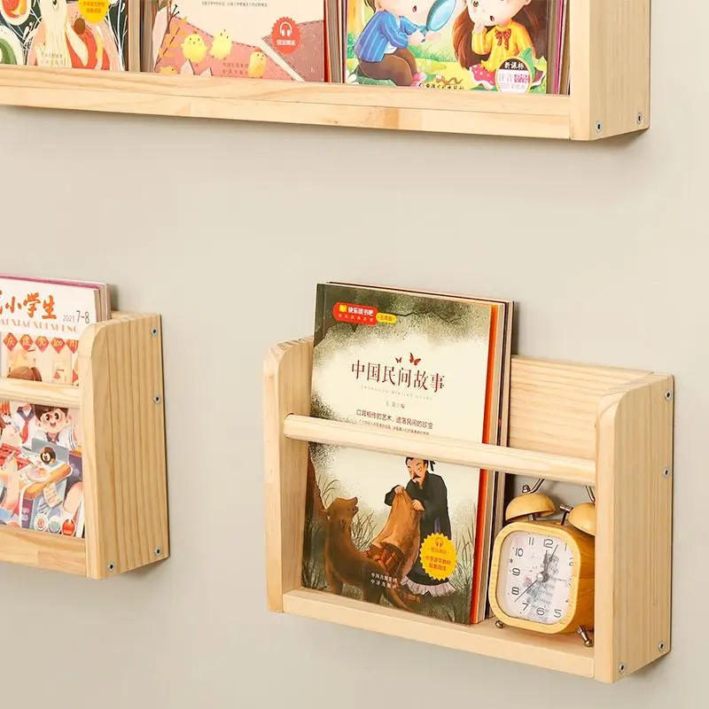 Solid Wood Wall Mounted Magazi - Woodworking Magazine ulasan dan harga