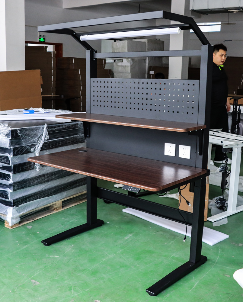 Height Adjustable Floor Standi - Woodworking Bench ulasan dan harga