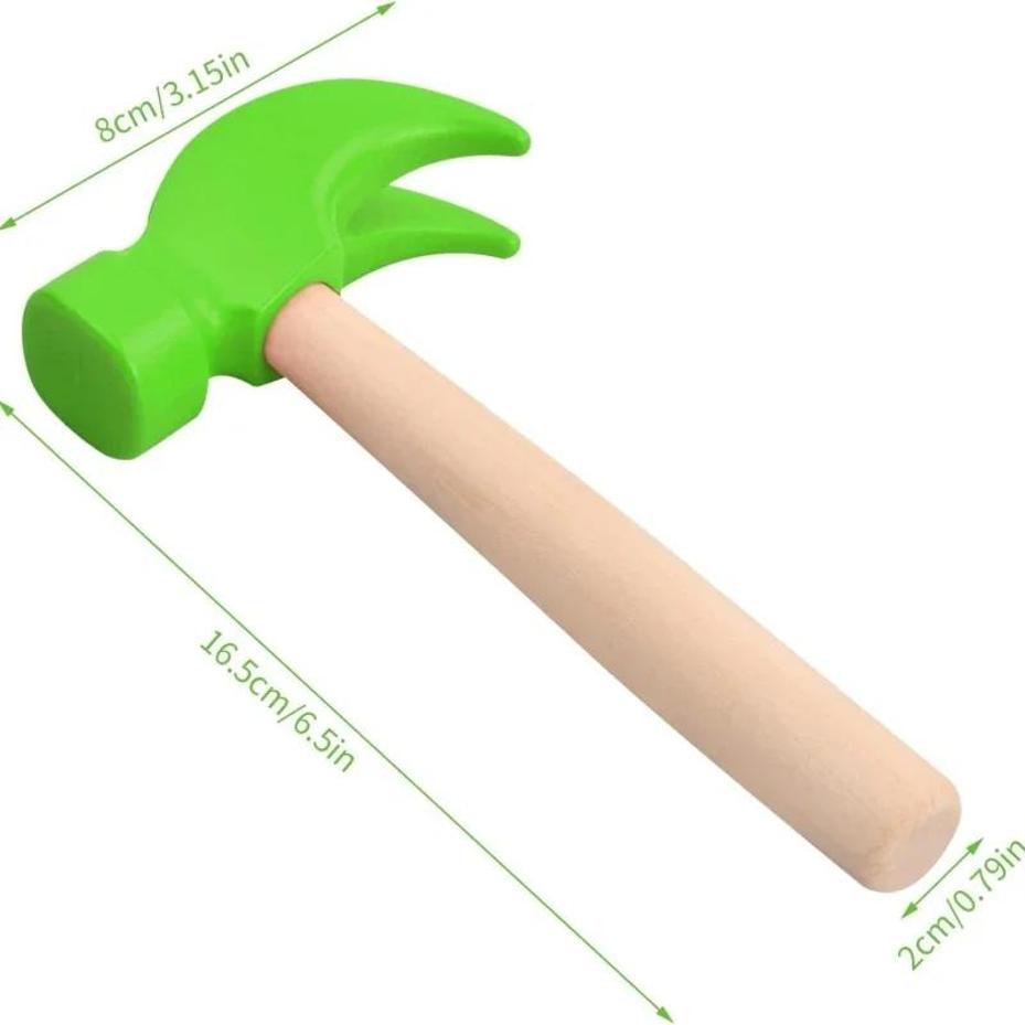 1 Pcs Mini Wooden Hammer Child - Woodworking Simulator ulasan dan harga