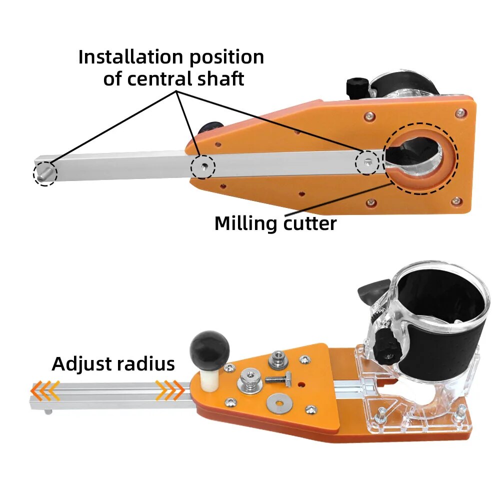 Circle Cutting Jig for Makita  - Woodworking Jointer ulasan dan harga