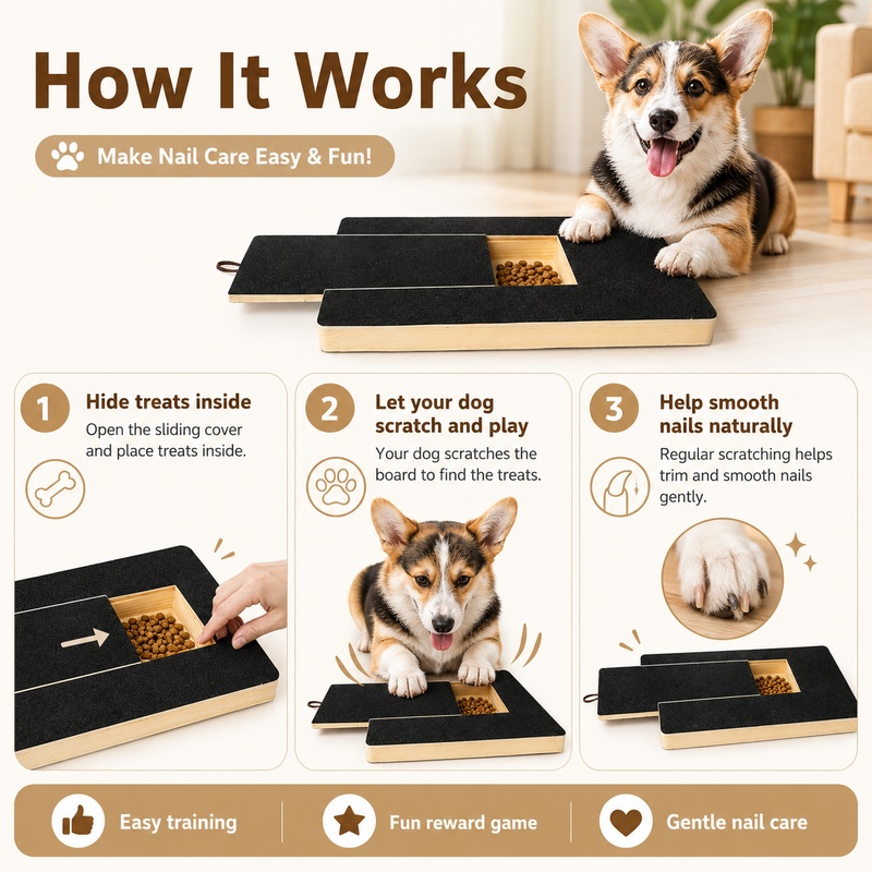 Wooden Dog Nail Scratch Board  - Woodworking Magazine ulasan dan harga