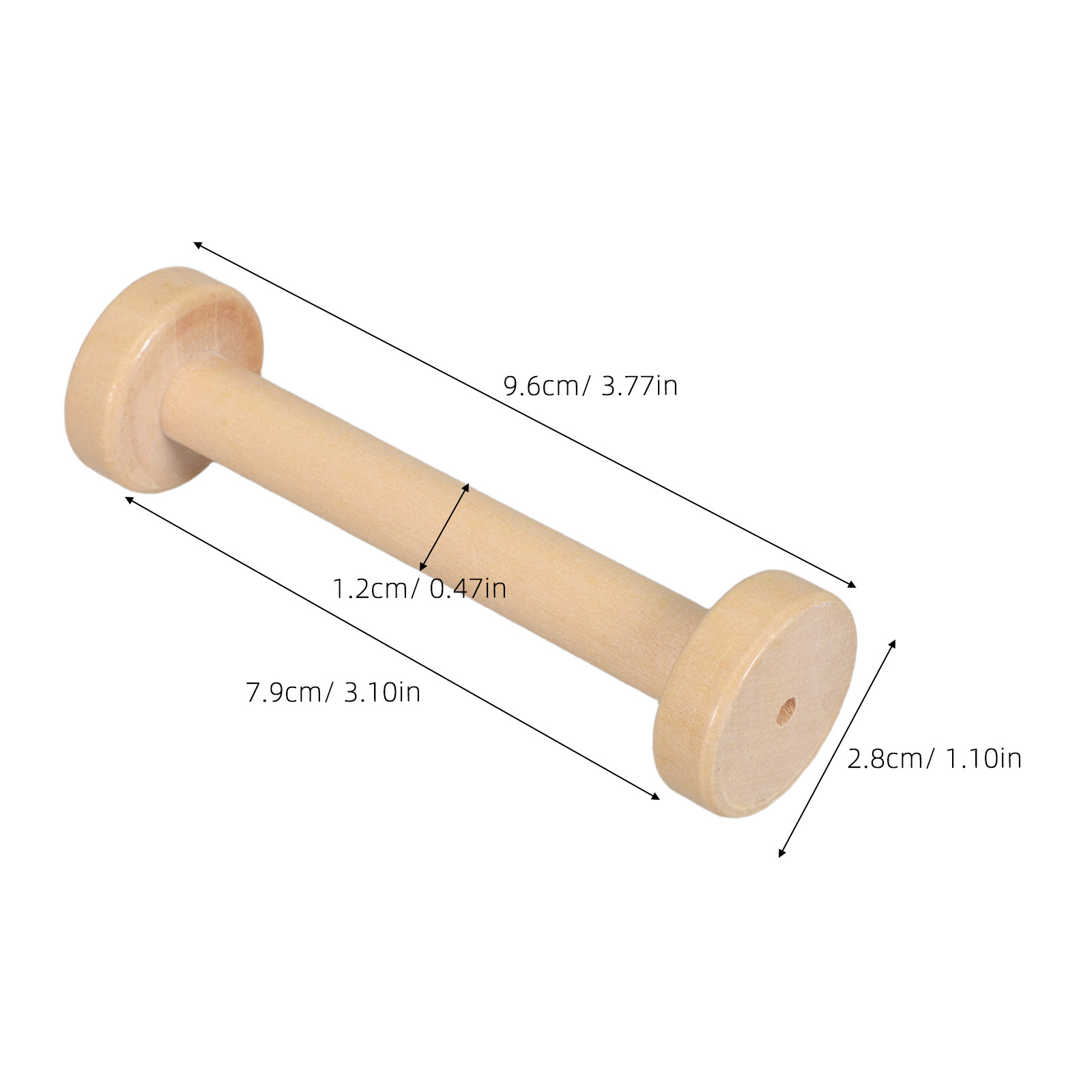 5Pcs Wooden Spools Natural Vin - Woodworking Hobbies ulasan dan harga