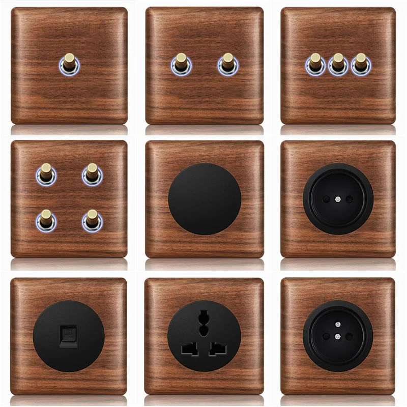 T&i Wood Switch Socket, 86 Wal - Woodworking Zone ulasan dan harga