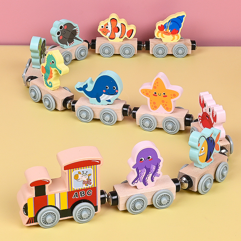 Magnetic Wooden Small Train To - Woodworking For Kids ulasan dan harga