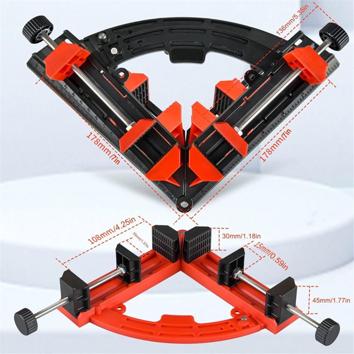 Home Tool Corner Clamp for Woo - Woodworking Right Angle Clamp ulasan dan harga