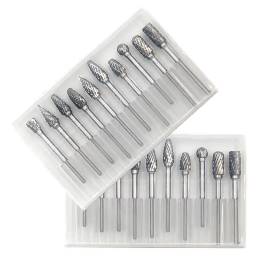 10PCS Carbide Rotary Burr Set  - Woodworking Jobs ulasan dan harga