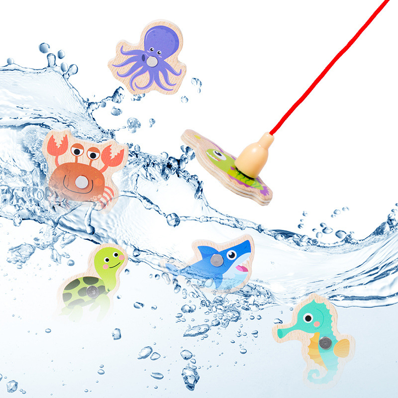 Wooden Magnetic Fishing Toys f - Woodworking For Kids ulasan dan harga