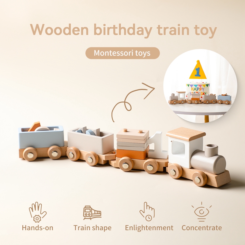 Wooden Train Birthday Toy Simu - Woodworking Hobbies ulasan dan harga