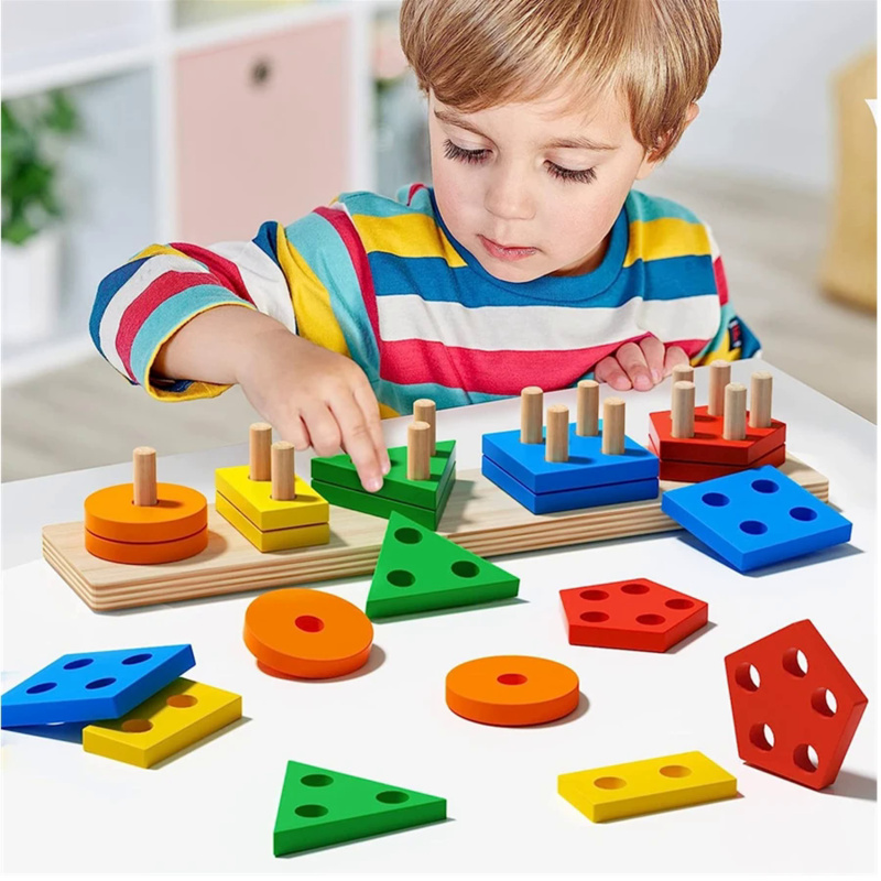 Montessori Wooden Toys Color S - Woodworking For Kids ulasan dan harga