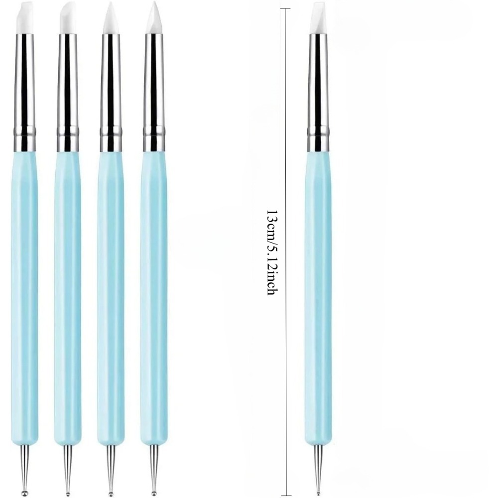 5PCS Silicone Clay Sculpting T - Woodworking Nails ulasan dan harga