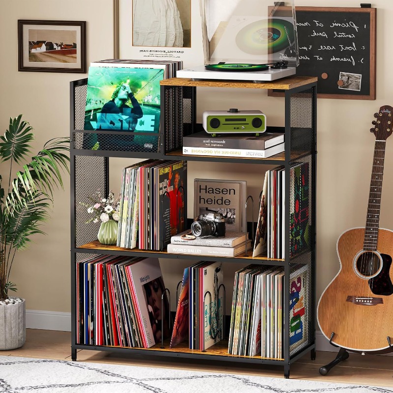 Three-Tier Vinyl Record Player - Woodworking Magazine ulasan dan harga