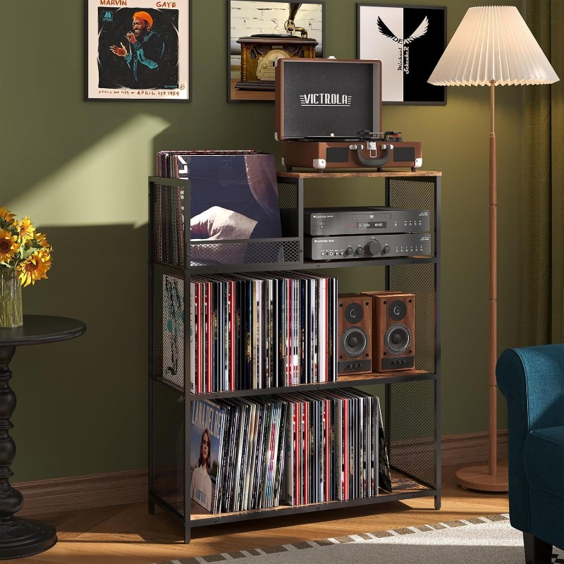 Three-Tier Vinyl Record Player - Woodworking Magazine ulasan dan harga