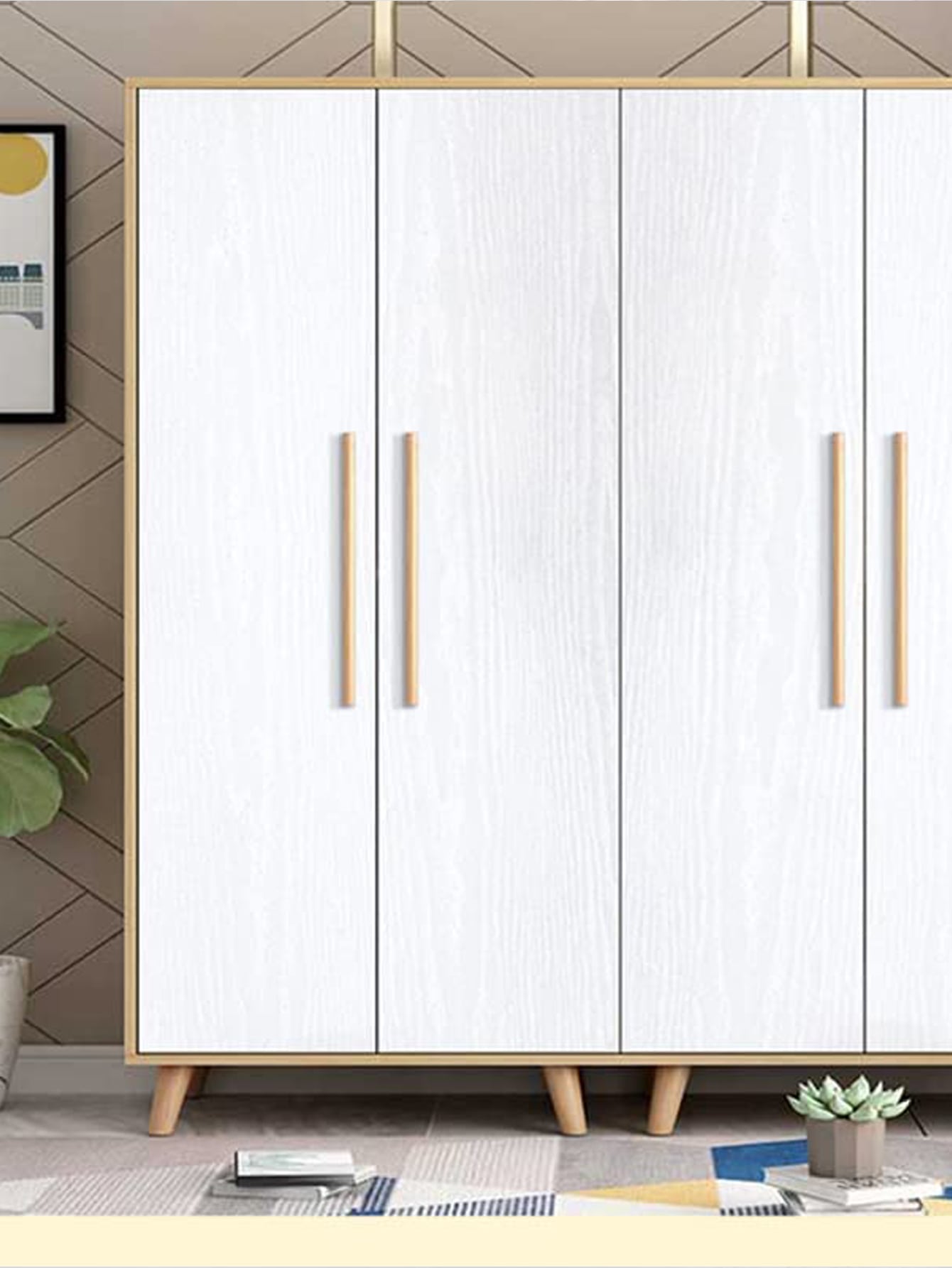 30cm/40cm/50cm vinyl white woo - Woodworking Zone ulasan dan harga