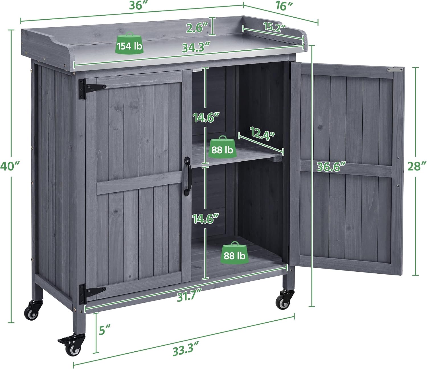 Outdoor Garden Potting Bench T - Woodworking Bench ulasan dan harga