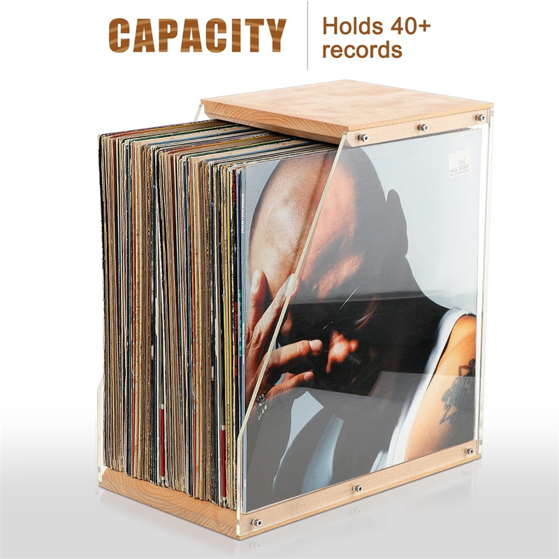 Wooden Record Rack Desktop Orn - Woodworking Magazine ulasan dan harga