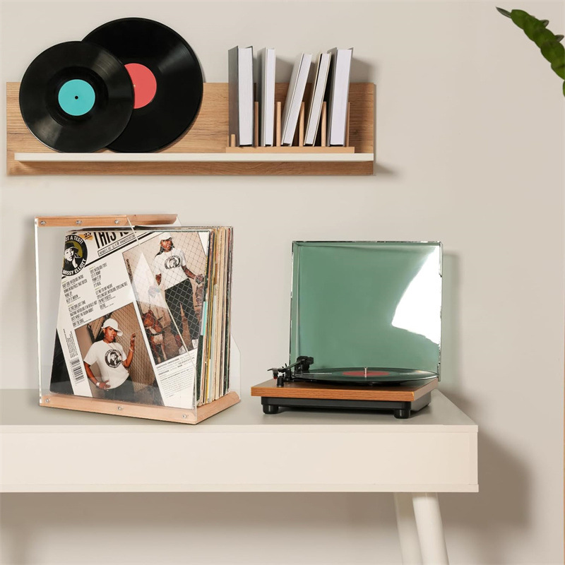 Wooden Record Rack Desktop Orn - Woodworking Magazine ulasan dan harga