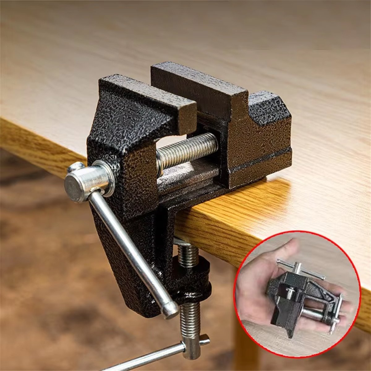 SDFC Mini Bench Vise Woodworki - Woodworking Bench ulasan dan harga
