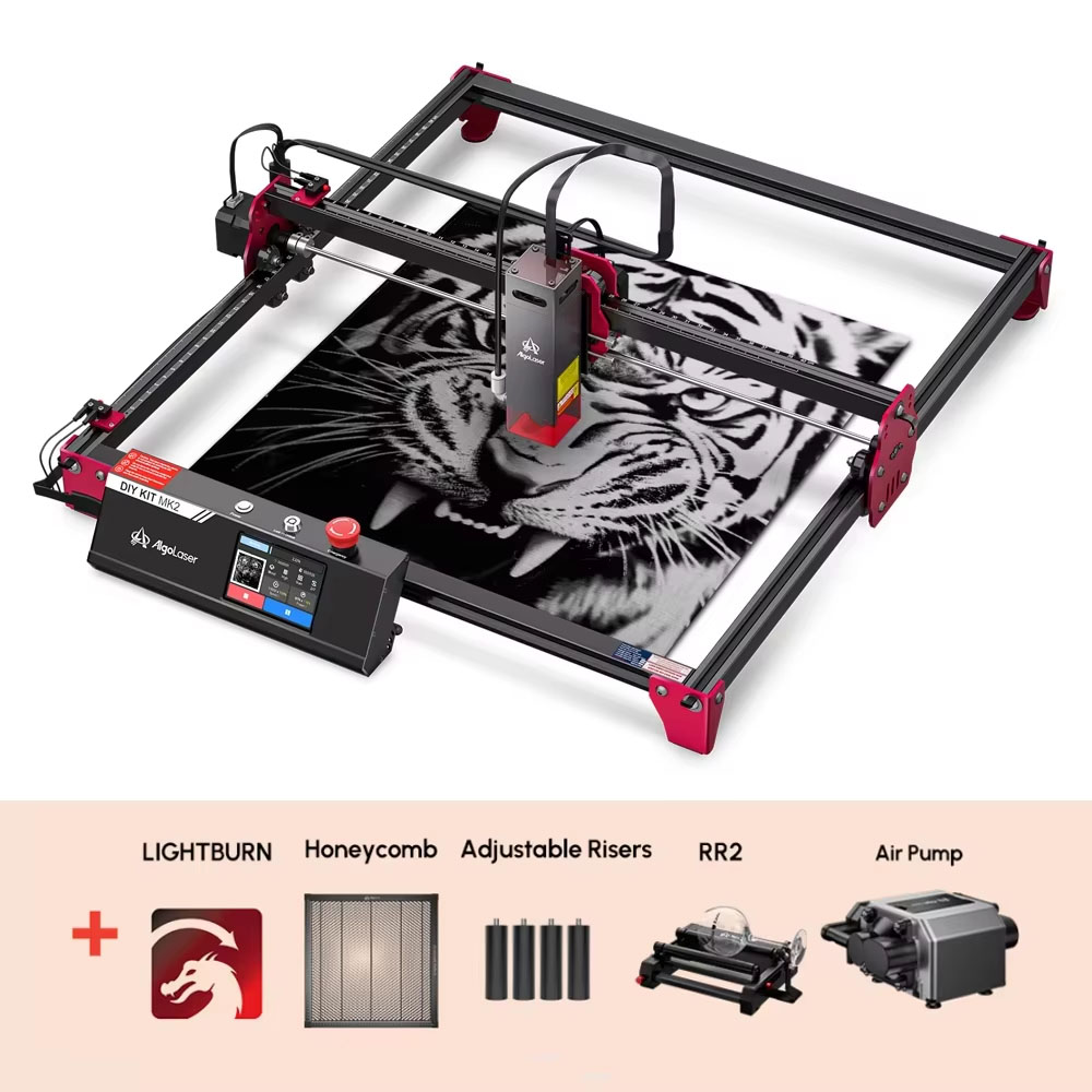Algolaser DIY KIT MK2 40*43cm  - Woodworking Laser ulasan dan harga