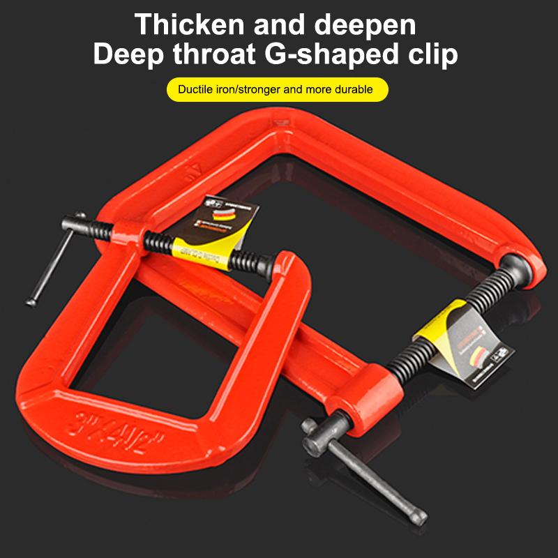 G Clamp Deep Reach C Clamp 1/1 - Woodworking Industries ulasan dan harga