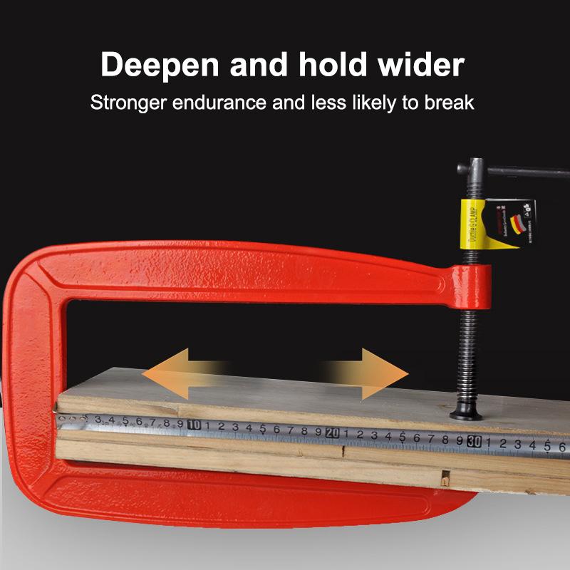 G Clamp Deep Reach C Clamp 1/1 - Woodworking Industries ulasan dan harga